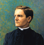 Young Father McGivney in Cassock and Collar